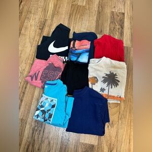 8 Boys’ T-Shirts (bundle) for one price Various Brands Sizes M, L,